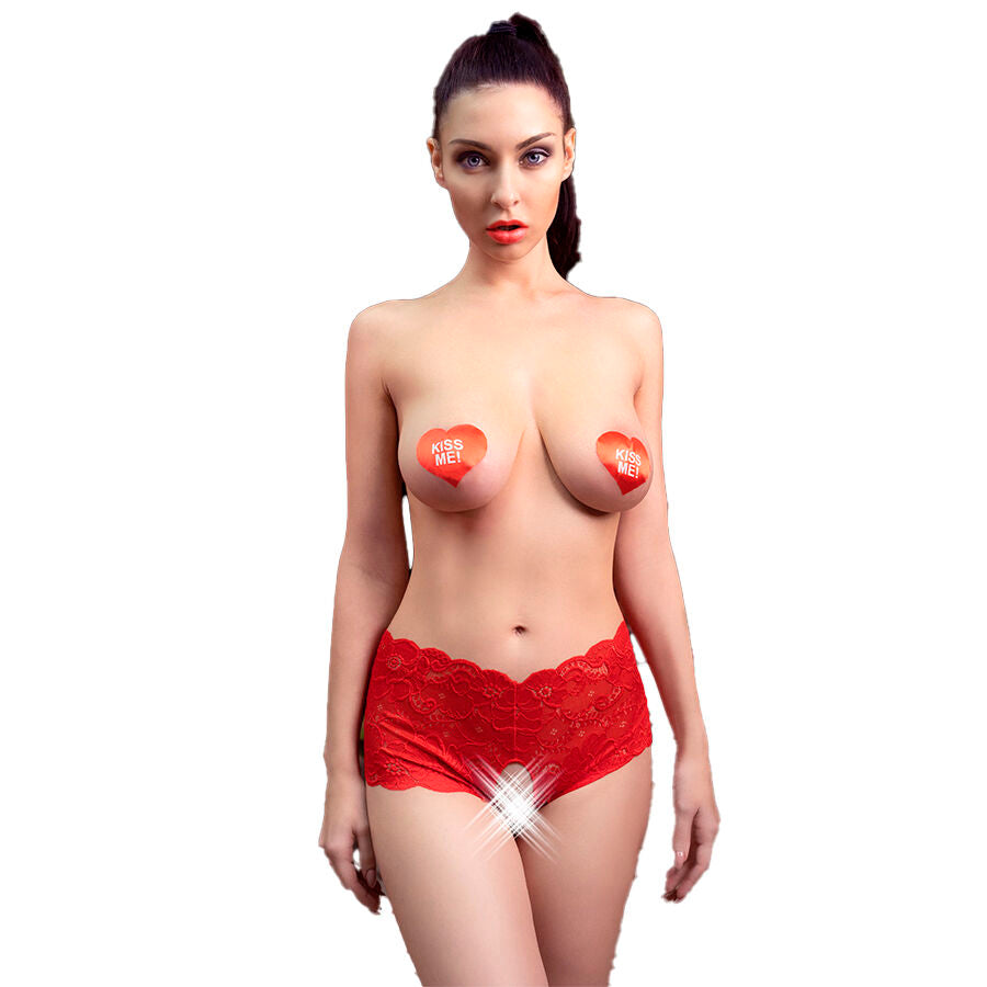 CHILIROSE - CR 4641 PANTIES ROJO S/M - Sensualia