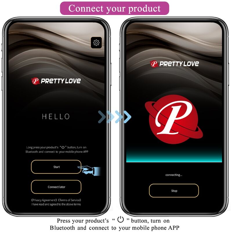 PRETTY LOVE - AUGUST VIBRATEUR  DOUBLE PLAISIR GLOBAL  DISTANCE - Sensualia