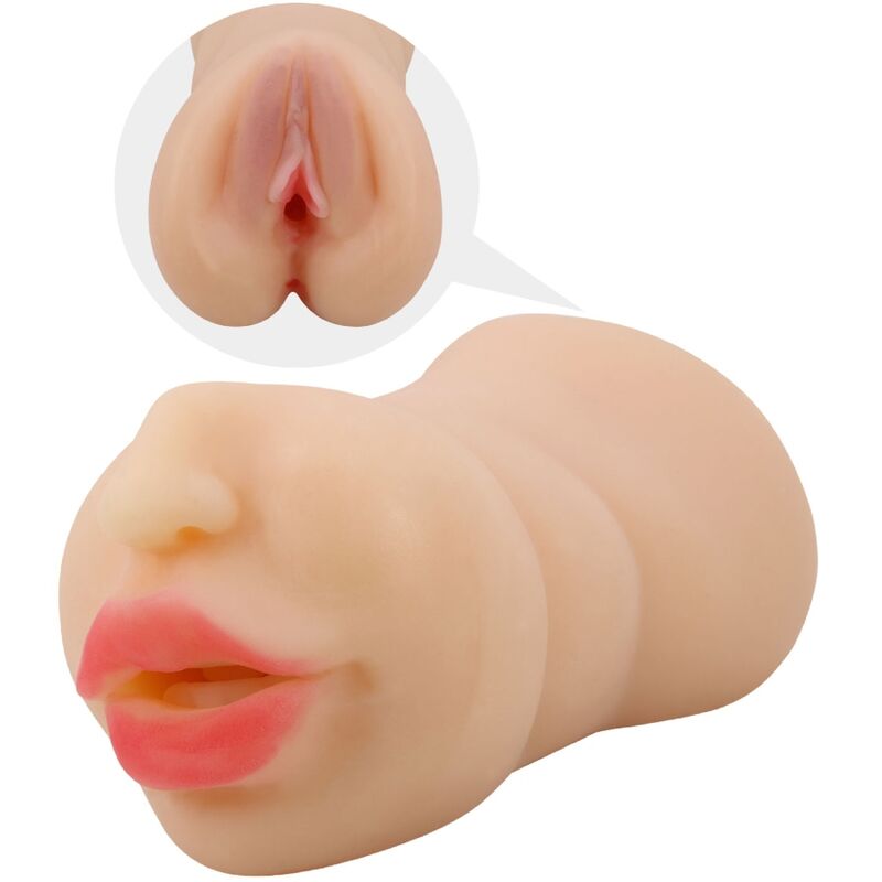 CRAZY BULL - MASTUBADOR EN FORME DE VAGIN ZOEY DOUBLE ENTRÉE - Sensualia