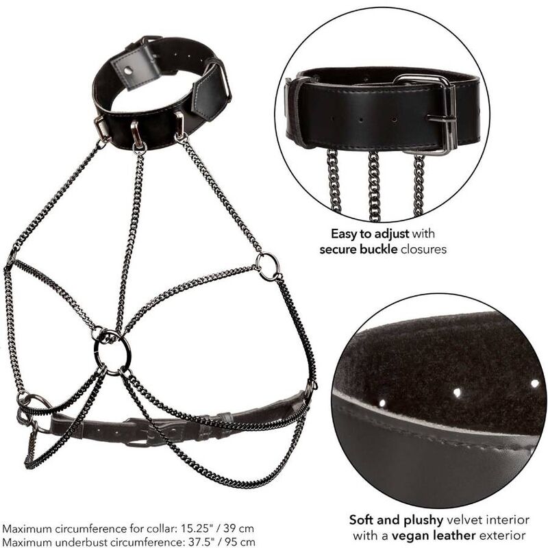 CALEXOTICS - EUPHORIA HARNAIS COLLIER MULTI CHAÎNES - Sensualia