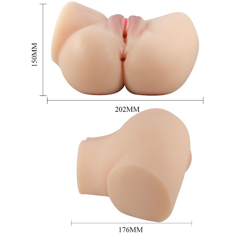CRAZY BULL - VIBRATEUR VAGIN ET ANUS RÉALISTE EMILIA - Sensualia