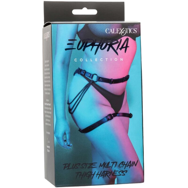 CALEXOTICS - EUPHORIA HARNAIS DE CUISSES MULTI CHAÎNES TAILLE PLUS - Sensualia