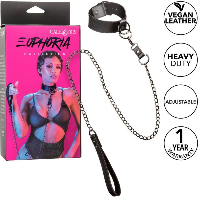 CALEXOTICS - EUPHORIA COLLIER AVEC LAISSE CHAÎNE - Sensualia
