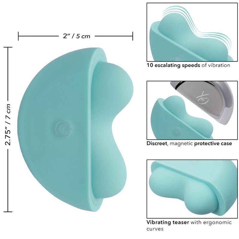 CALEXOTICS - OVATION STIMULATEUR DAPLAUSES VERT AQUA - Sensualia