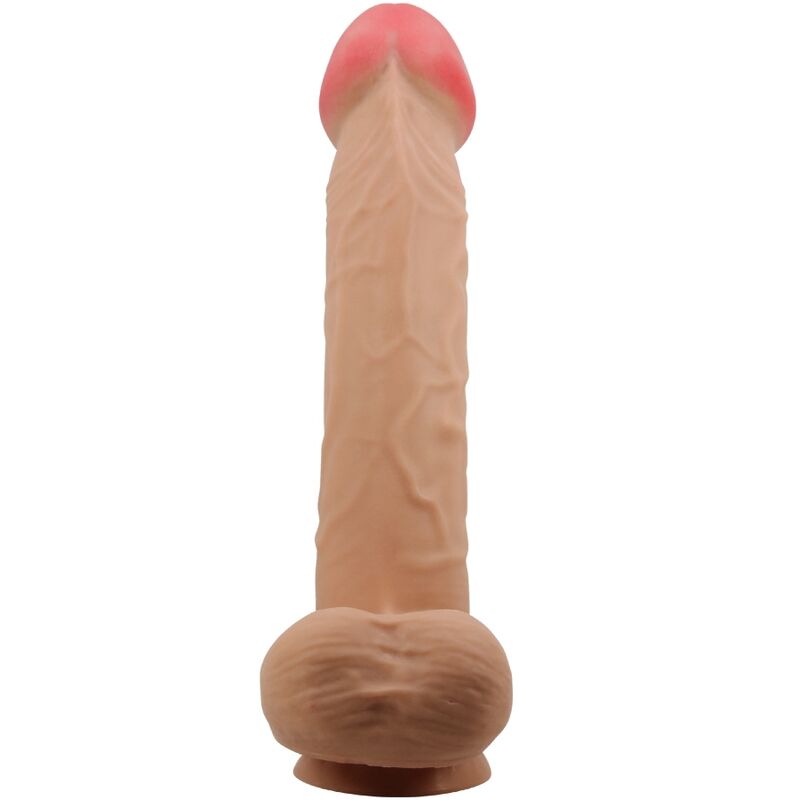 PRETTY LOVE - SÉRIE SLIDING SKIN GODE RÉALISTE AVEC VENTOUSE SLIDING SKIN FLESH 26 CM - Sensualia