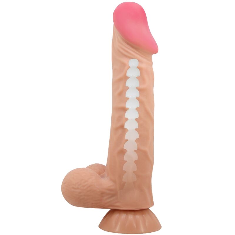 PRETTY LOVE - SÉRIE SLIDING SKIN GODE RÉALISTE AVEC VENTOUSE SLIDING SKIN 24 CM - Sensualia