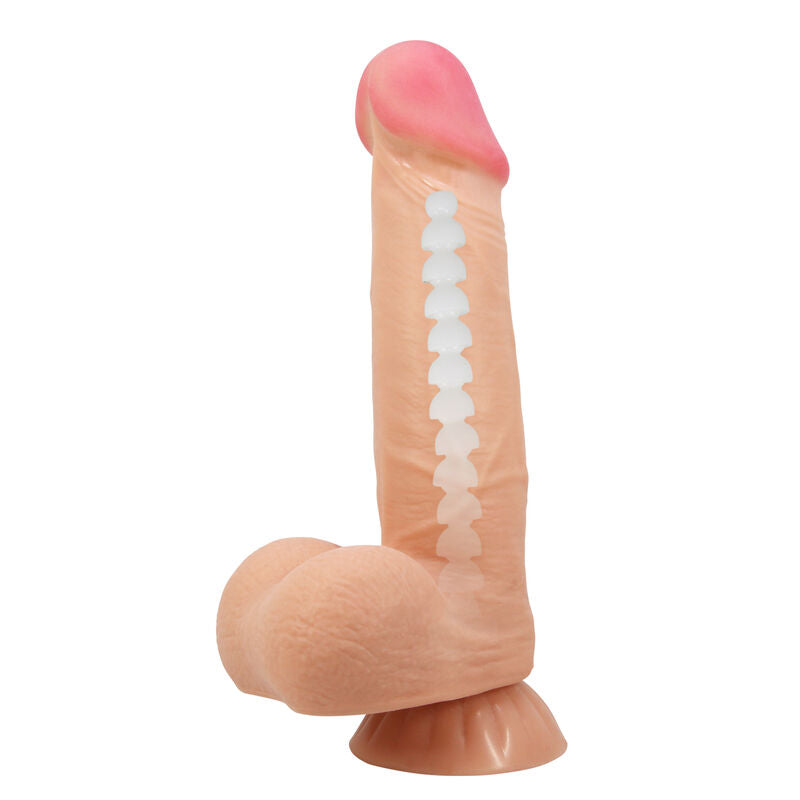 PRETTY LOVE - SÉRIE SLIDING SKIN GODE RÉALISTE AVEC VENTOUSE SLIDING SKIN 21,8 CM - Sensualia
