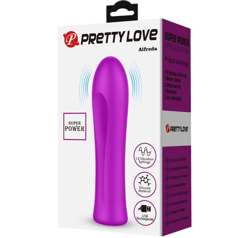 PRETTY LOVE - ALFREDA VIBRATEUR SUPER PUISSANT VIOLET - Sensualia