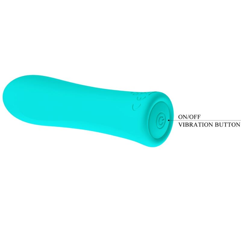 PRETTY LOVE - VIBRATEUR SUPER PUISSANT ALFREDA VERT EAU - Sensualia