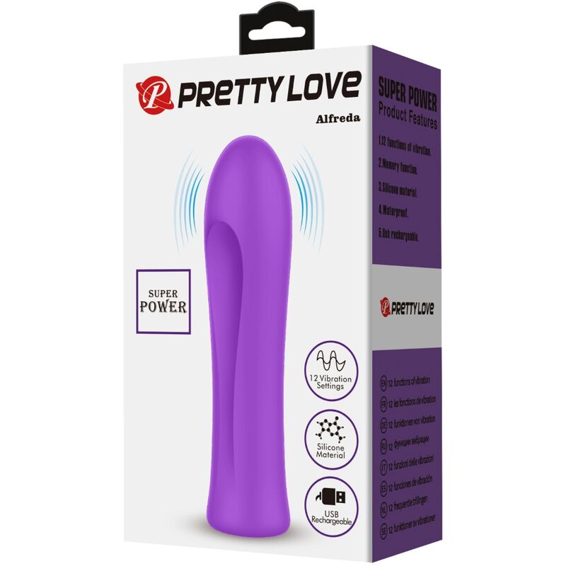 PRETTY LOVE - ALFREDA VIBRATEUR SUPER PUISSANT AQUA VIOLET - Sensualia