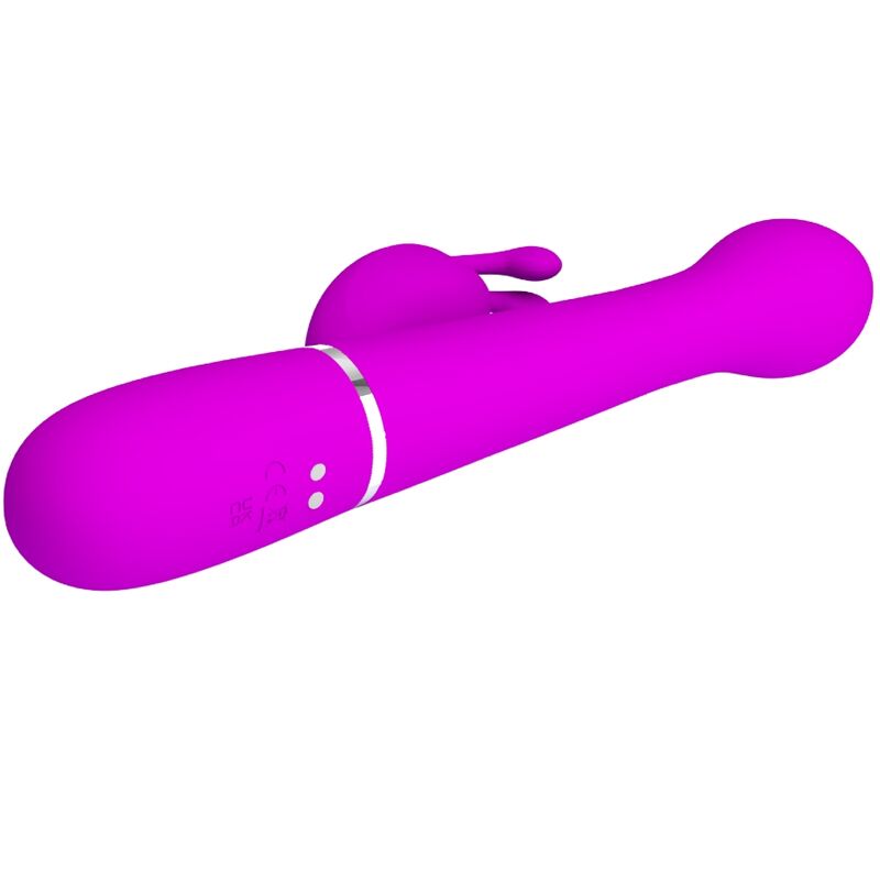 PRETTY LOVE - VIBRATEUR DEJON RABBIT 3 EN 1 MULTIFONCTION VIOLET - Sensualia