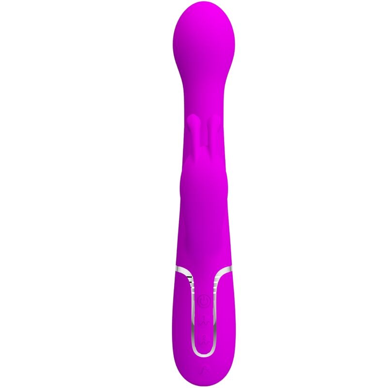 PRETTY LOVE - VIBRATEUR DEJON RABBIT 3 EN 1 MULTIFONCTION VIOLET - Sensualia