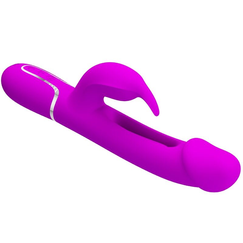 PRETTY LOVE - VIBRATEUR DEJON RABBIT 3 EN 1 MULTIFONCTION  FUCSIA - Sensualia