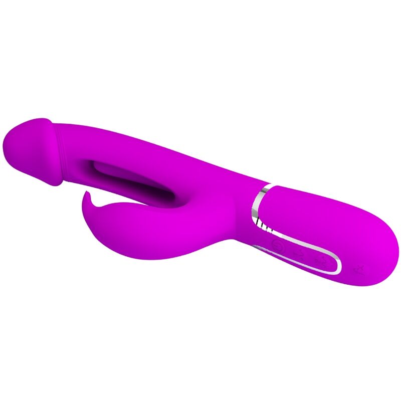 PRETTY LOVE - VIBRATEUR DEJON RABBIT 3 EN 1 MULTIFONCTION  FUCSIA - Sensualia