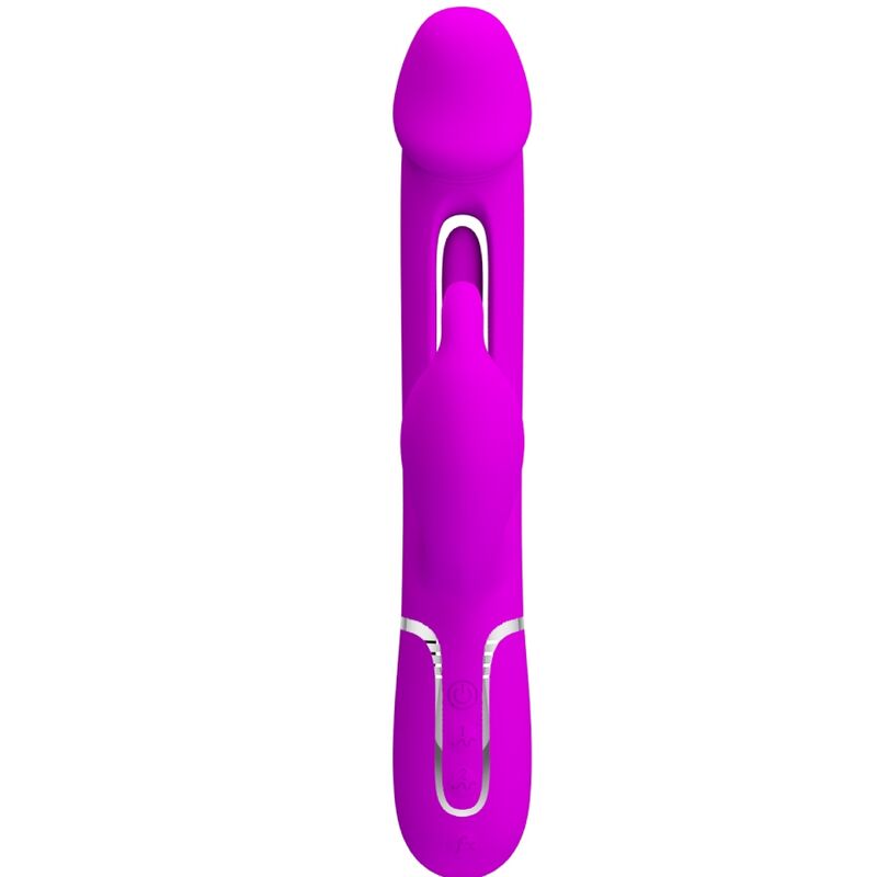 PRETTY LOVE - VIBRATEUR DEJON RABBIT 3 EN 1 MULTIFONCTION  FUCSIA - Sensualia