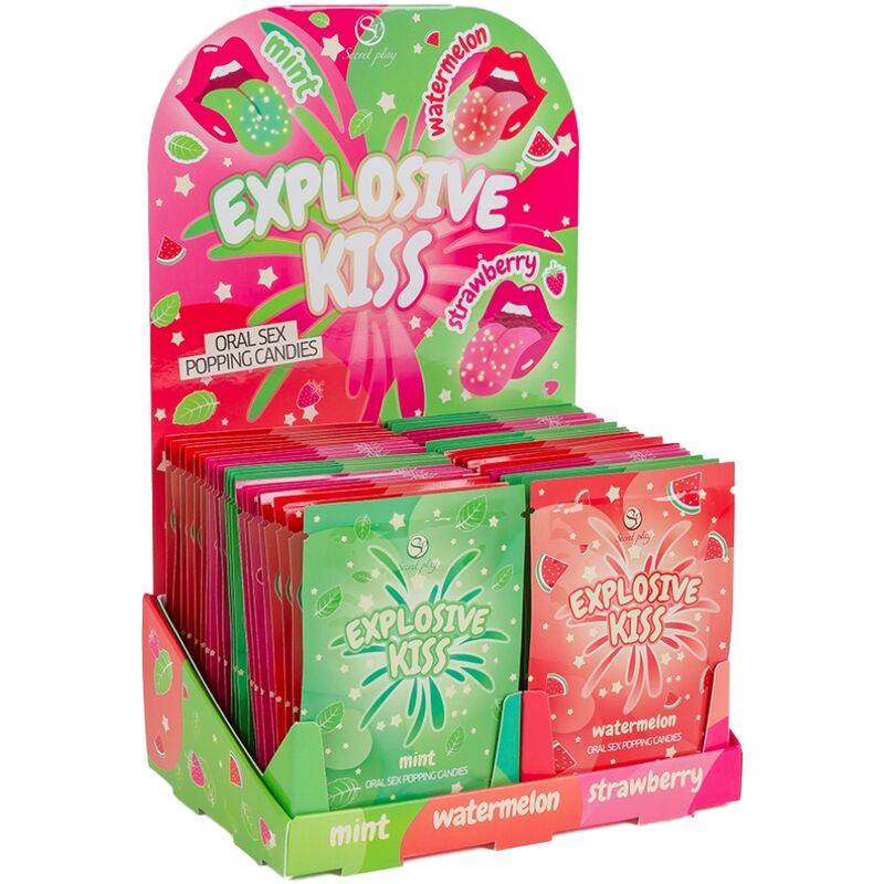 SECRET PLAY - PRÉSENTOIR BONBONS EXPLOSIFS (48 UNITÉS) - Sensualia