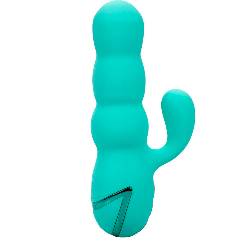 CALEXOTICS - VIBRATEUR DEL MAR DIVA RABBIR AQUA GREEN PAR CALIFORNIA DREAMING - Sensualia