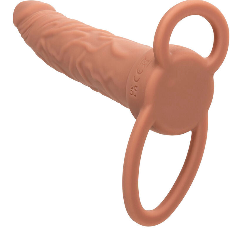 CALEXOTICS - PERFORMANCE MAXX RECHARGEABLE DOUBLE PÉNÉTRATEUR PEAU BRUN - Sensualia