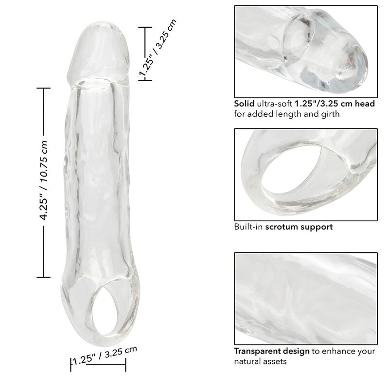 CALEXOTICS - EXTENSION PERFORMANCE MAXX CLEAR 5,5 TRANSPARENTE - Sensualia