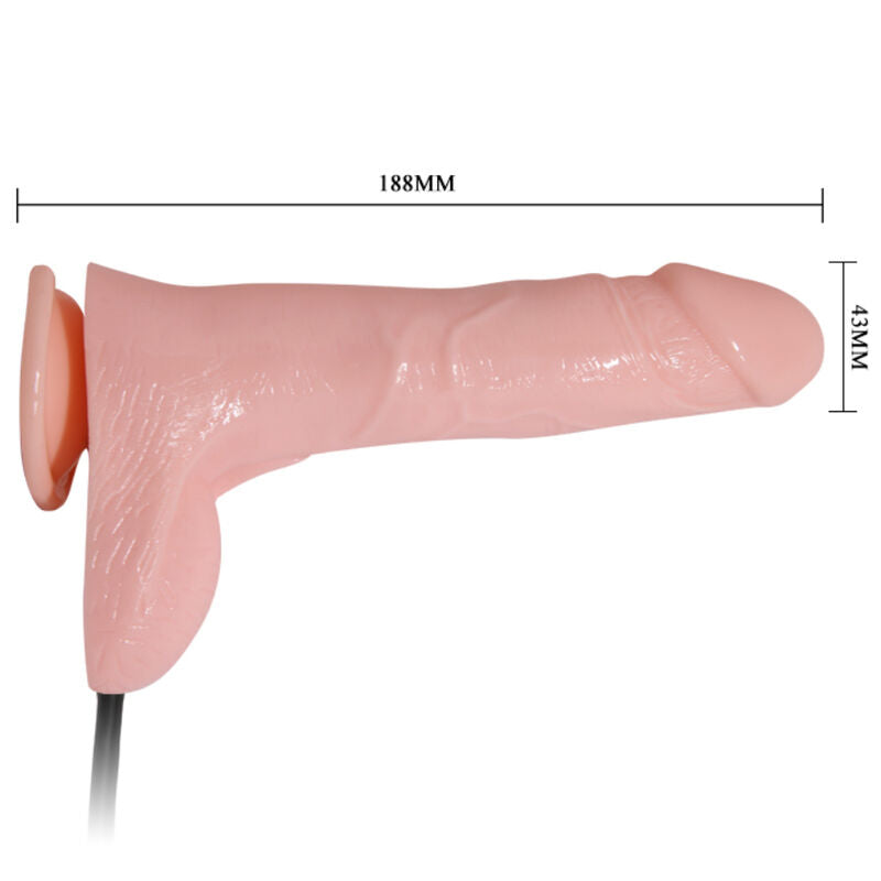 BAILE - GODE RÉALISTE GONFLABLE AVEC VENTOUSE 15 CM - Sensualia