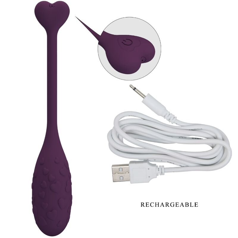 PRETTY LOVE - FISHERMAN OEUF VIBRANT CONTRÔLÉ PAR APPLICATION LILA - Sensualia
