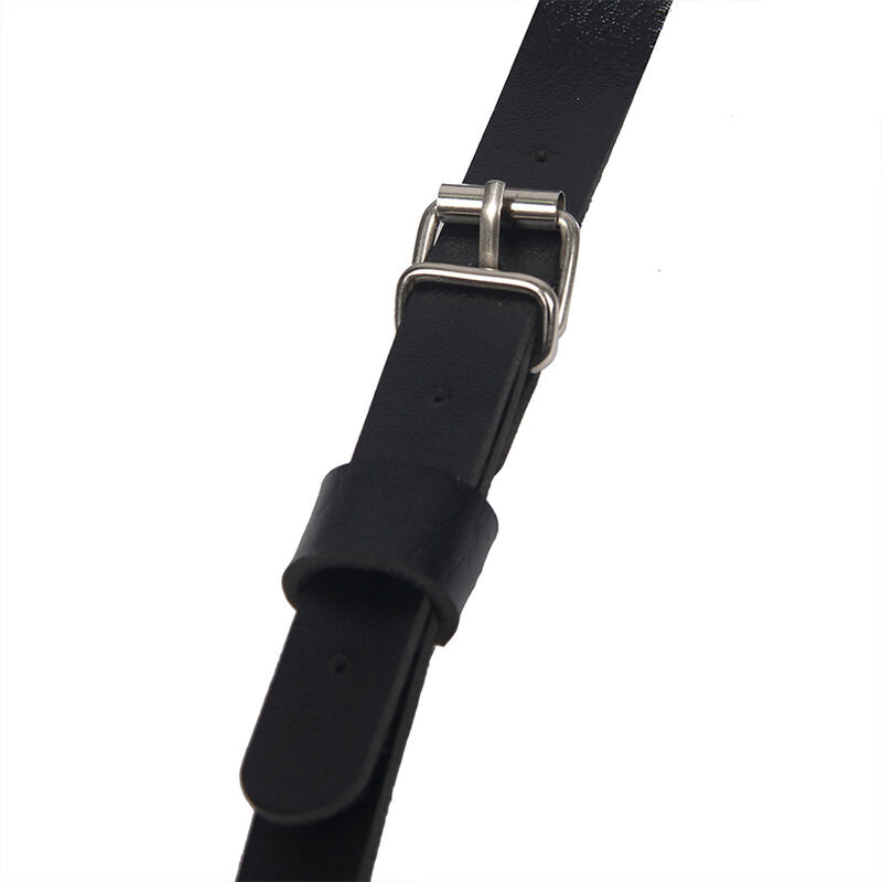 SUBBLIME - HARNAIS CORPS SANGLES AJUSTABLES CUIR NOIR TAILLE UNIQUE - Sensualia