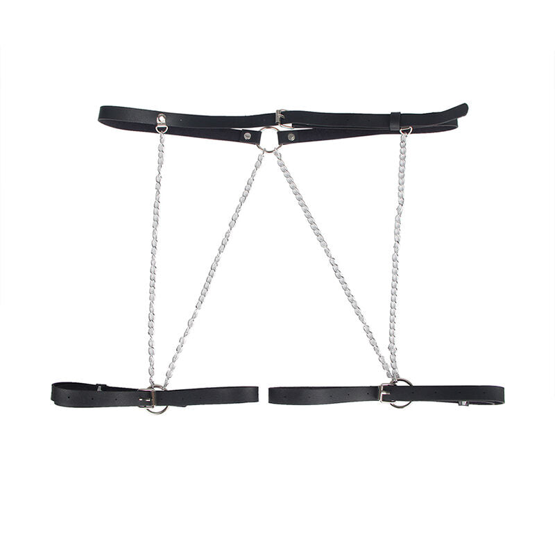 SUBBLIME - HARNAIS CEINTURE CUIR NOIR TAILLE UNIQUE - Sensualia