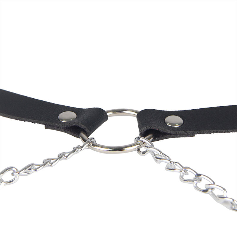 SUBBLIME - HARNAIS CEINTURE CUIR NOIR TAILLE UNIQUE - Sensualia