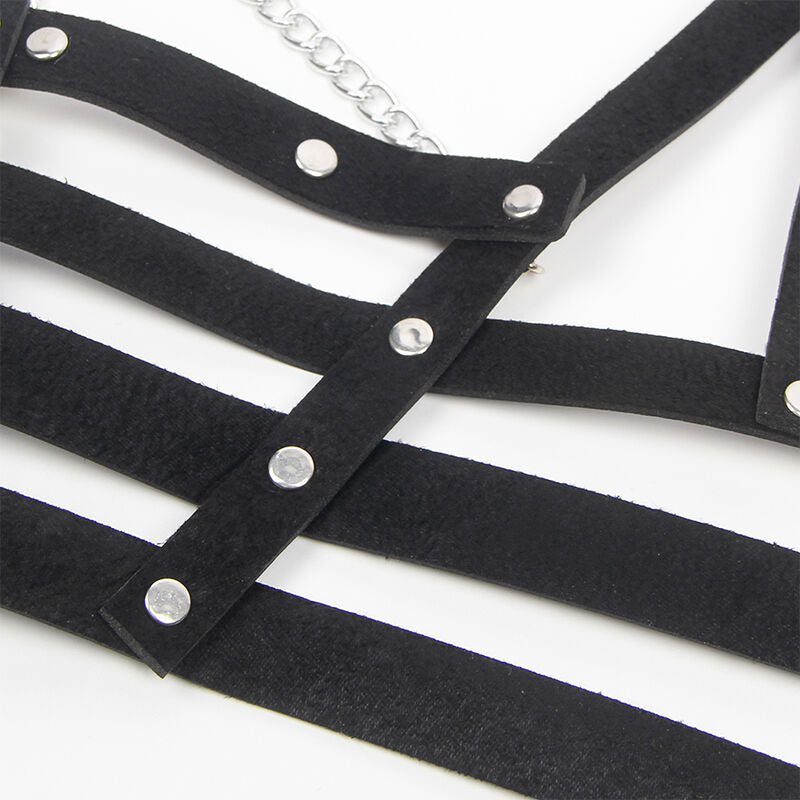 SUBBLIME - HARNAIS CORSET AVEC CHAÎNE DÉTAIL TAILLE UNIQUE - Sensualia