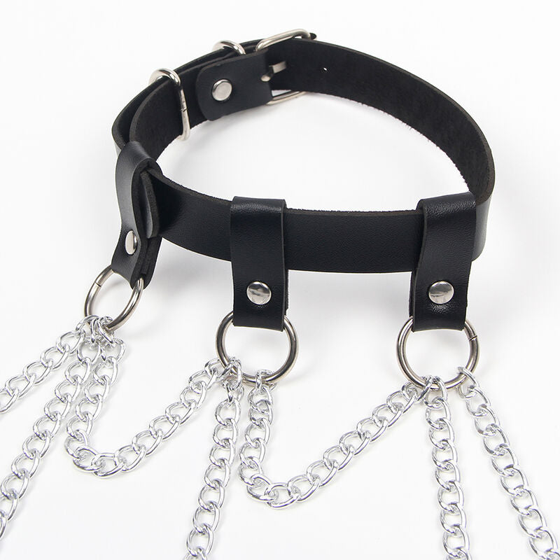 SUBBLIME - HARNAIS COMPLET AVEC CHAÎNE OILE DÉTAIL TAILLE UNIQUE - Sensualia