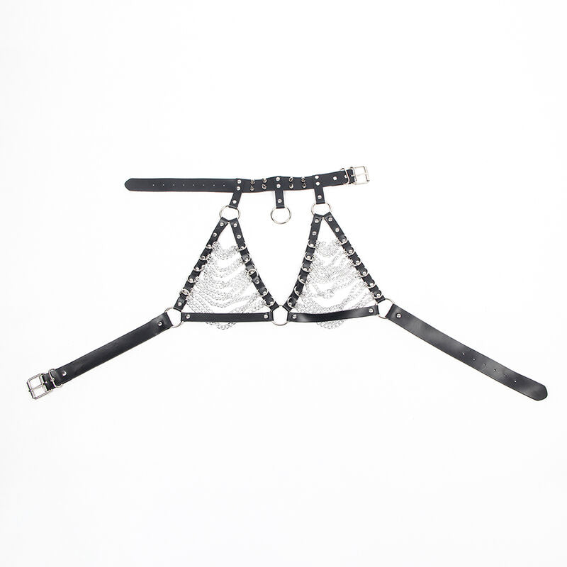 SUBBLIME - SOUTIEN-GORGE HARNAIS ET COLLIER AVEC CHAÎNE S TAILLE UNIQUE - Sensualia