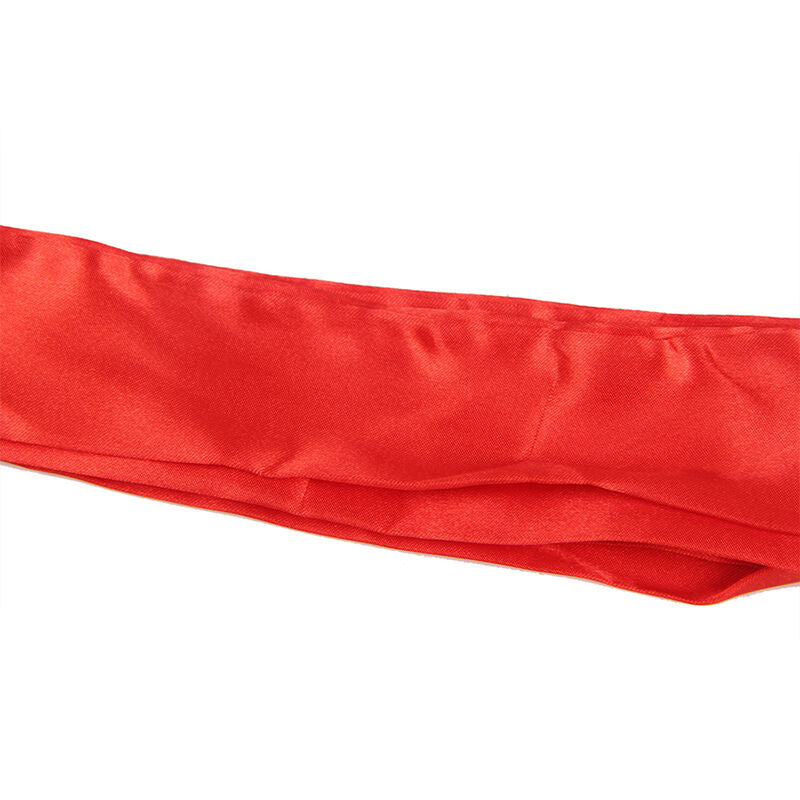 SUBBLIME - BATA TELA TRANSPARENTE DETALLE ENCAJE ROJO S/M - Sensualia