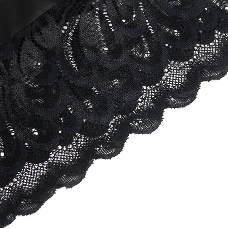 SUBBLIME - BABYDOLL CON ESTAMPADO FLORAL PECHO NEGRO S/M - Sensualia