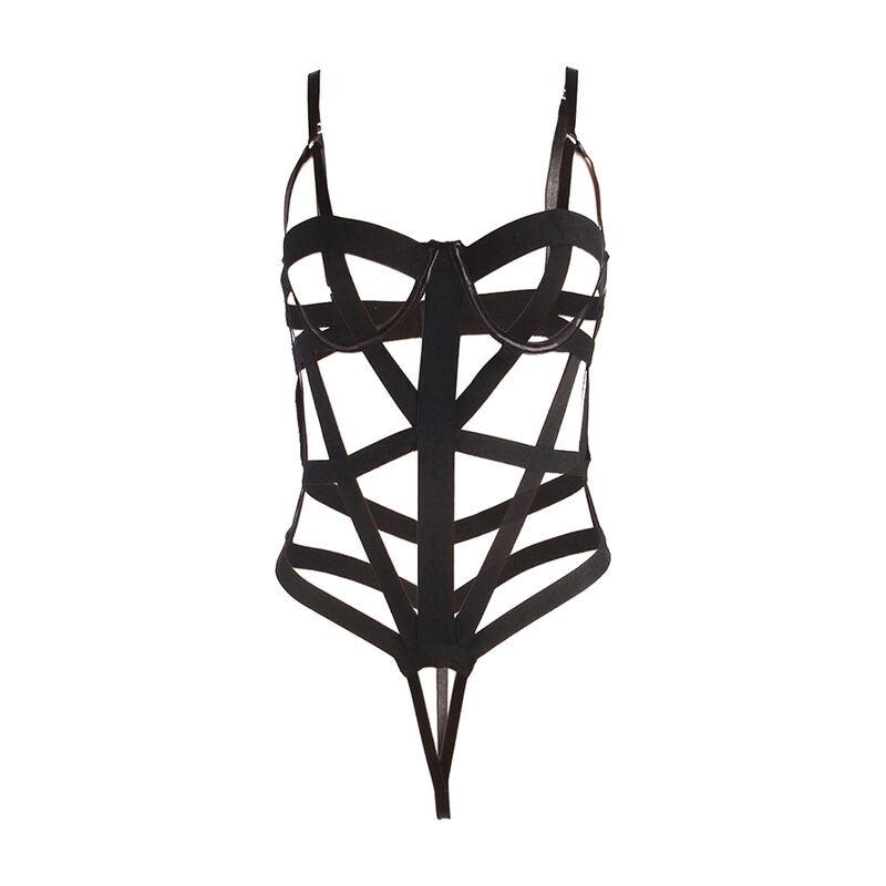 SUBBLIME - BODY SEXY CON RECORTES NEGRO S/M - Sensualia