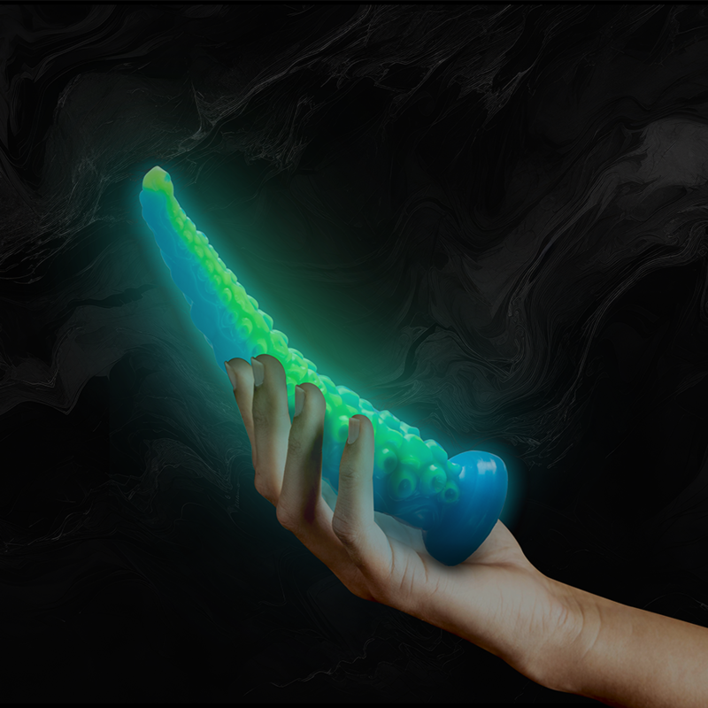 EPIC - GODE TENTACLE MINCE FLUORESCENT SCYLLA PETITE TAILLE - Sensualia