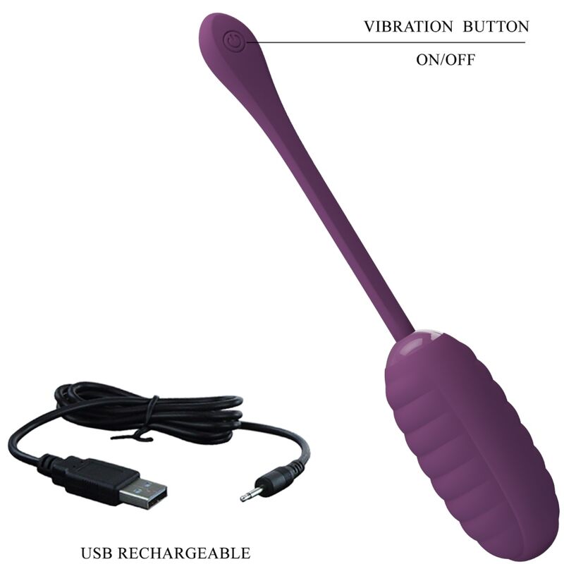 PRETTY LOVE - OEUF VIBRANT RECHARGEABLE CASPER VIOLET - Sensualia