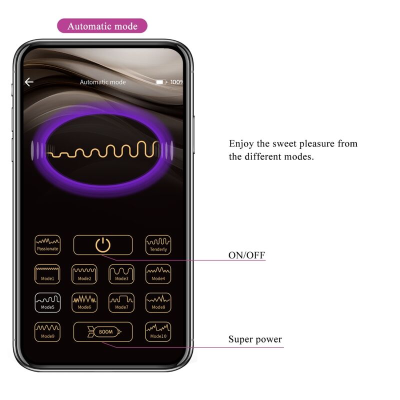 PRETTY LOVE - OEUF VIBRANT RECHARGEABLE CASPER VIOLET - Sensualia