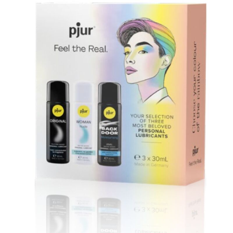 PJUR - LUBRIFIANTS PRIDE SET PREMIUM 3 X 30 ML - Sensualia