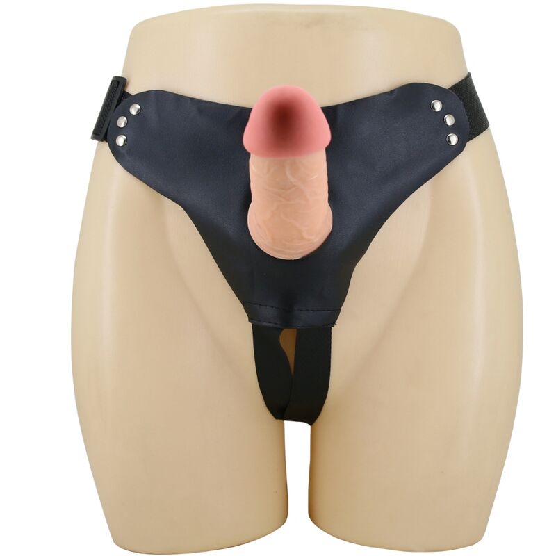 PRETTY LOVE - MAVIS HARNAIS CULOTTE UNIVERSELLE AVEC GODE 19 CM NATUREL - Sensualia