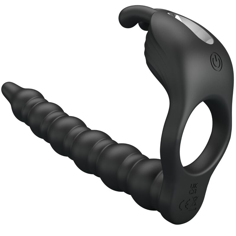 PRETTY LOVE - BLACKNEY ANNEAUX PÉNIS AVEC PLUG VIBRATEUR - Sensualia