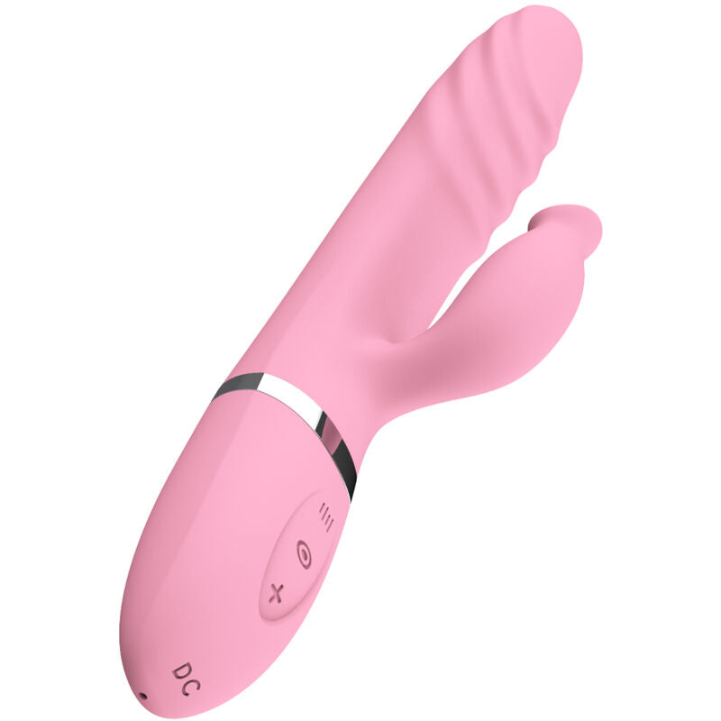 ARMONY - VIBRATEUR & POUSSÉE AVEC LANGUE EFFET CHALEUR ROSE - Sensualia
