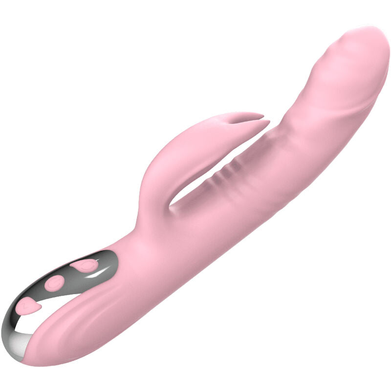 ARMONY - VIBRATEUR LAPIN ENTIÈREMENT DOIGT EFFET CHALEUR ROSE - Sensualia