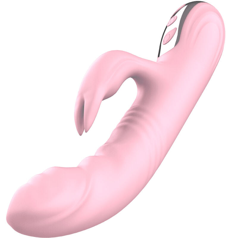 ARMONY - VIBRATEUR LAPIN ENTIÈREMENT DOIGT EFFET CHALEUR ROSE - Sensualia