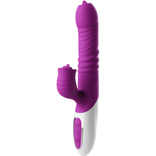 ARMONY - VIBRATEUR DOUBLE LANGUE ET EFFET CHALEUR VIOLETTE - Sensualia