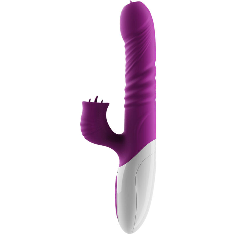 ARMONY - VIBRATEUR DOUBLE LANGUE ET EFFET CHALEUR VIOLETTE - Sensualia