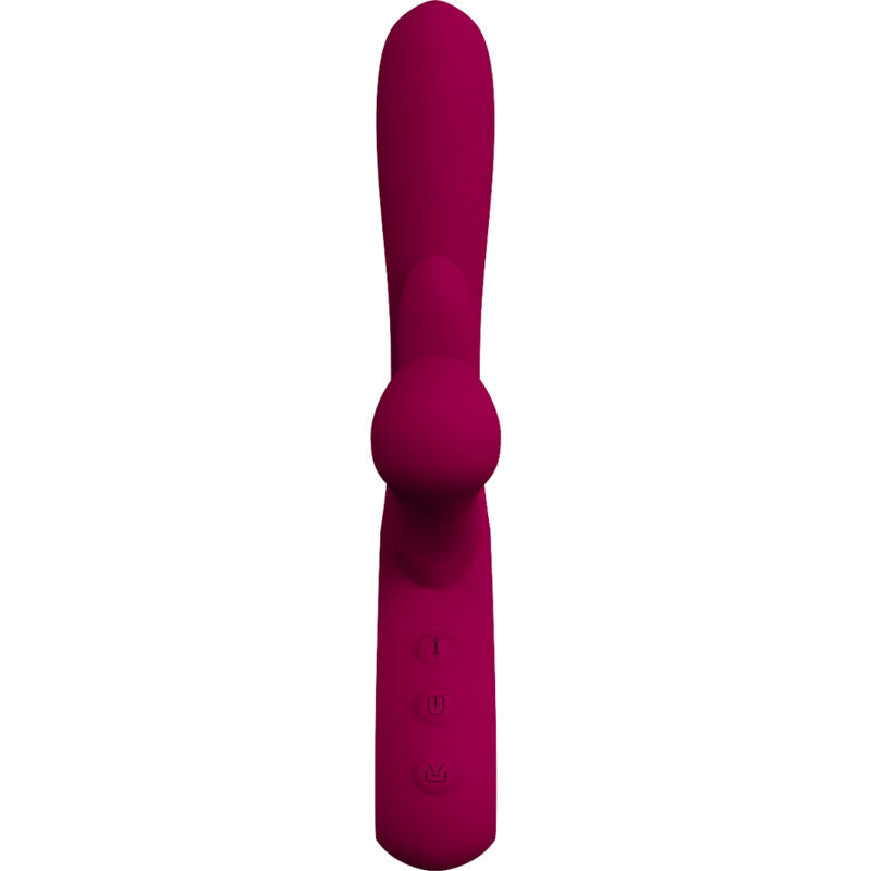 ARMONY - VIBRATEUR IMPACT SWING & DOUBLE STIMULATEUR MODÈLE 1 BORDEAUX - Sensualia
