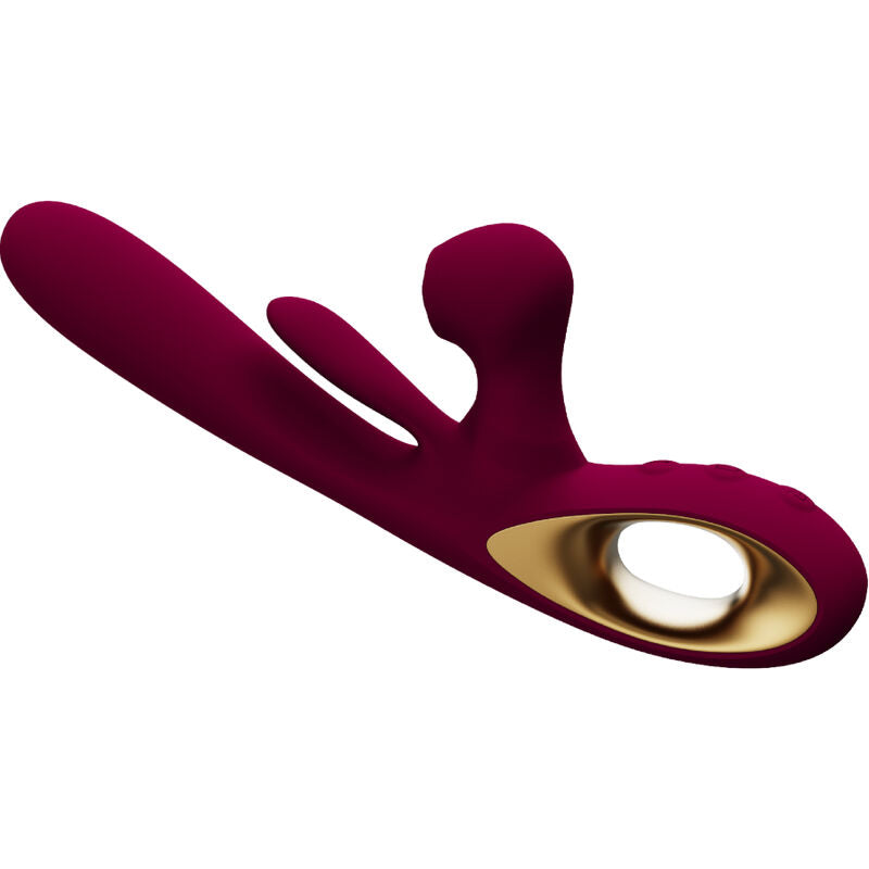 ARMONY - VIBRATEUR IMPACT SWING & DOUBLE STIMULATEUR MODÈLE 1 BORDEAUX - Sensualia