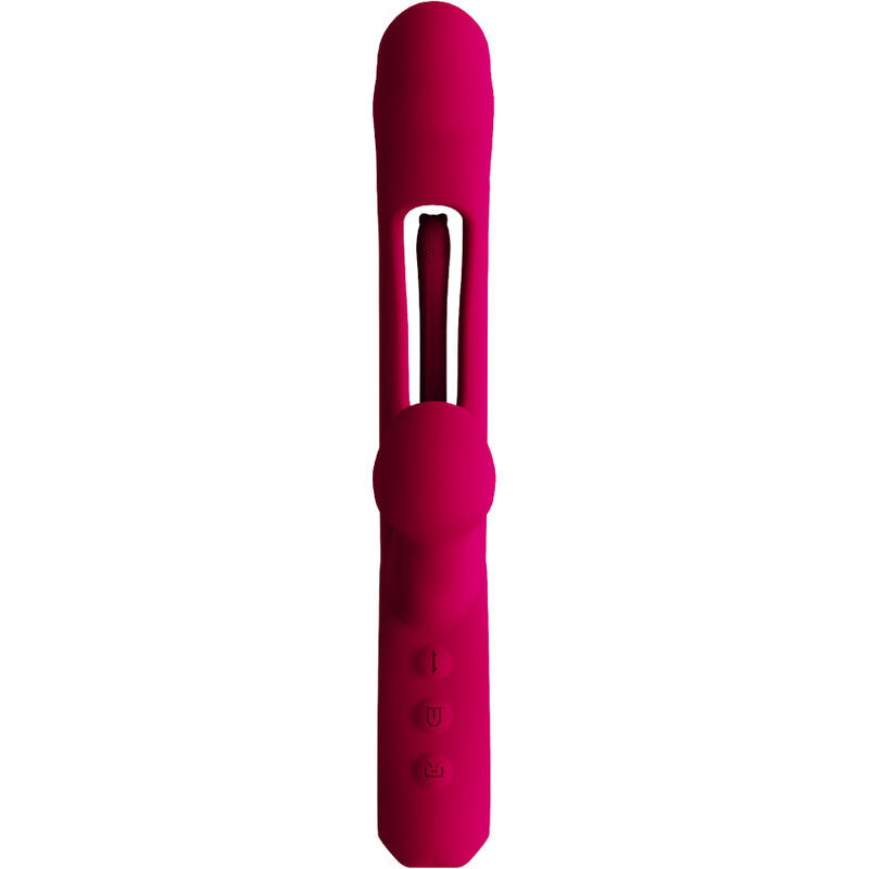 ARMONY - VIBRATEUR IMPACT SWING & DOUBLE STIMULATEUR MODÈLE 2 BORDEAUX - Sensualia