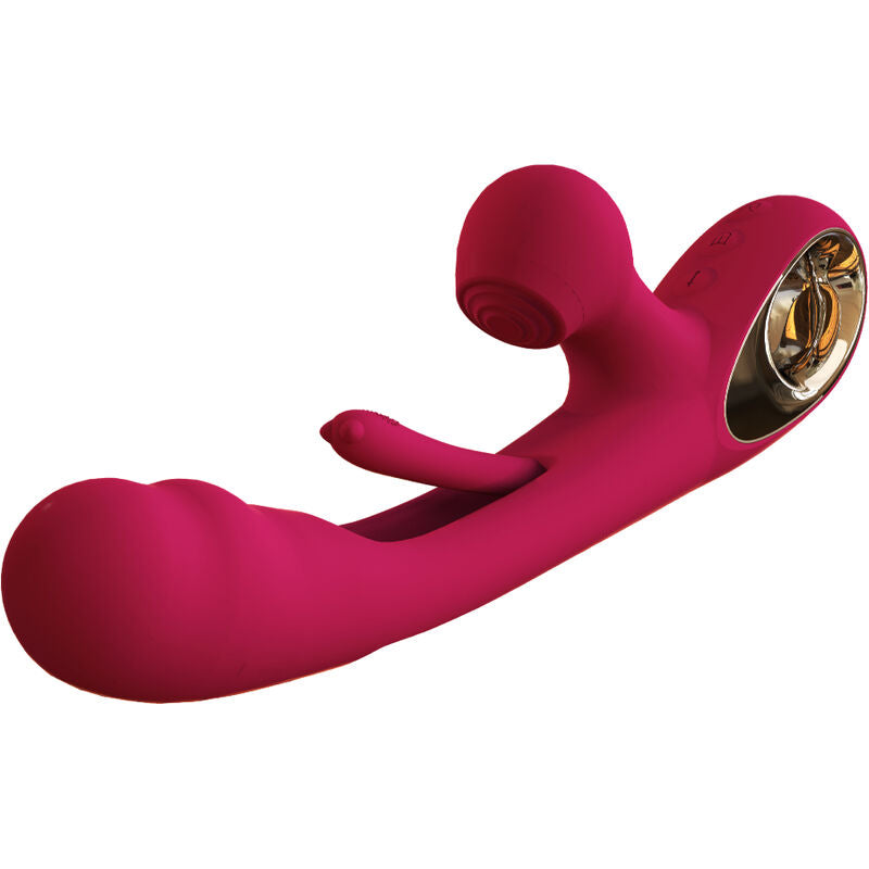 ARMONY - VIBRATEUR IMPACT SWING & DOUBLE STIMULATEUR MODÈLE 2 BORDEAUX - Sensualia