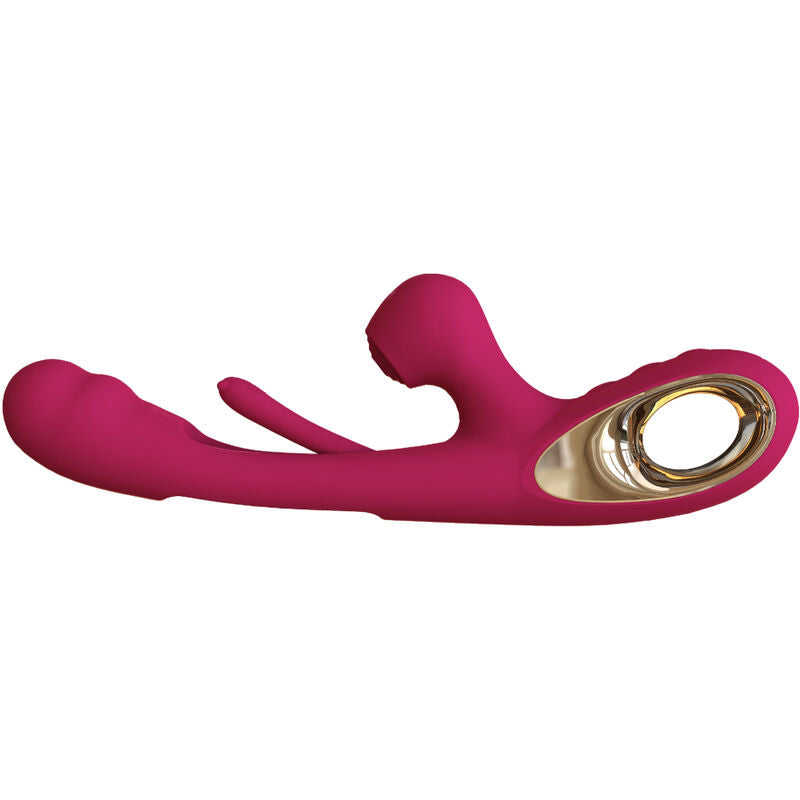 ARMONY - VIBRATEUR IMPACT SWING & DOUBLE STIMULATEUR MODÈLE 2 BORDEAUX - Sensualia